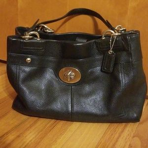 Coach Black Leather Purse